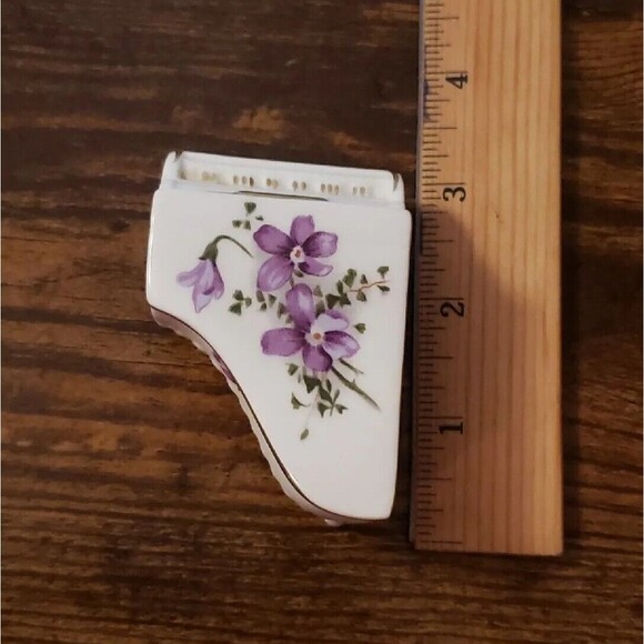 Hammersley Floral Violets Miniature Piano England Fine Bone China Doll House - Picture 3 of 11